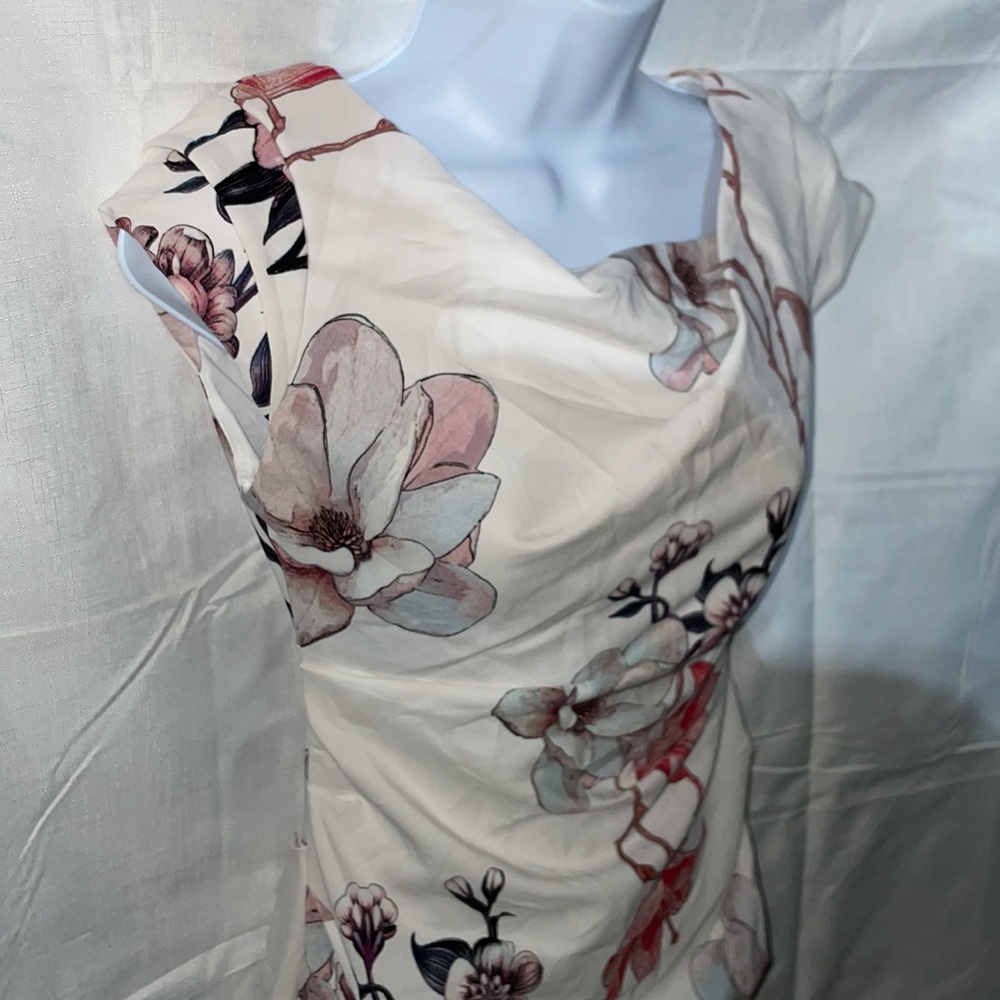 Drape neck sheath
